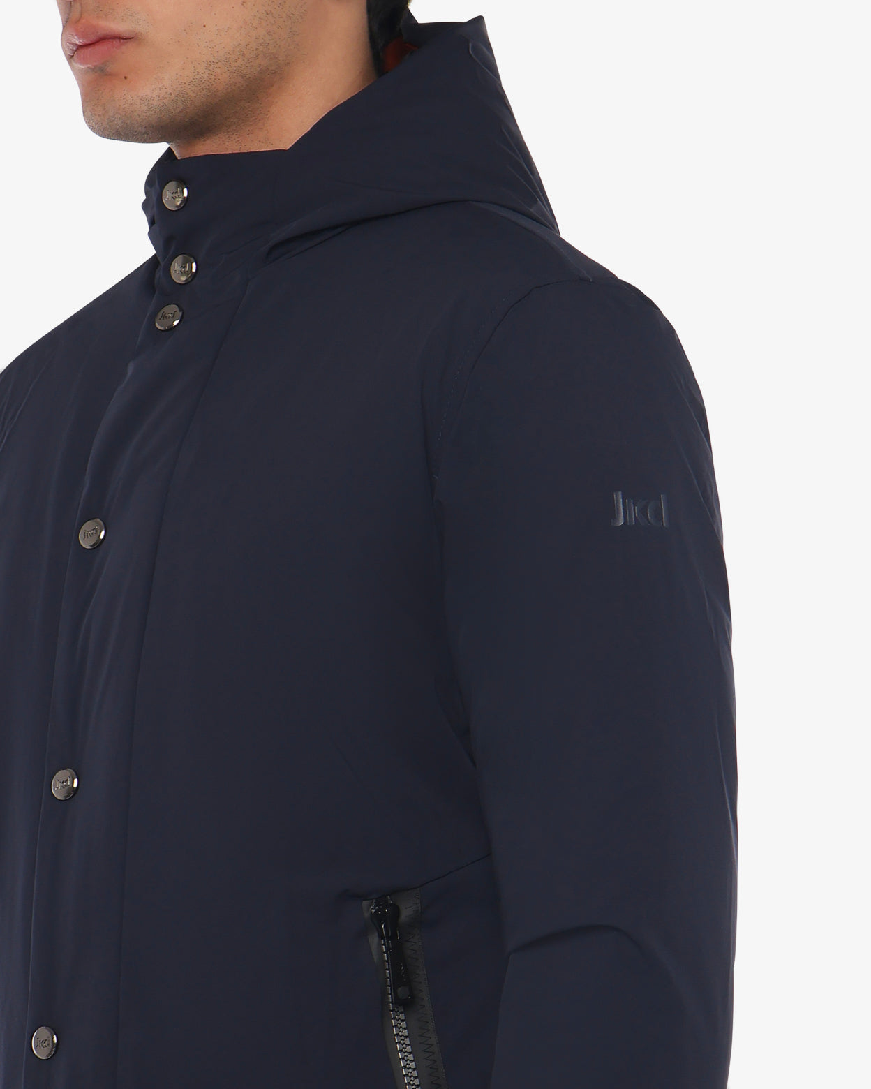 jaked-giacca-polar-uomo-caban-imbottito-3-strati-con-cappuccio-ampio-e-tasche-la image 4
