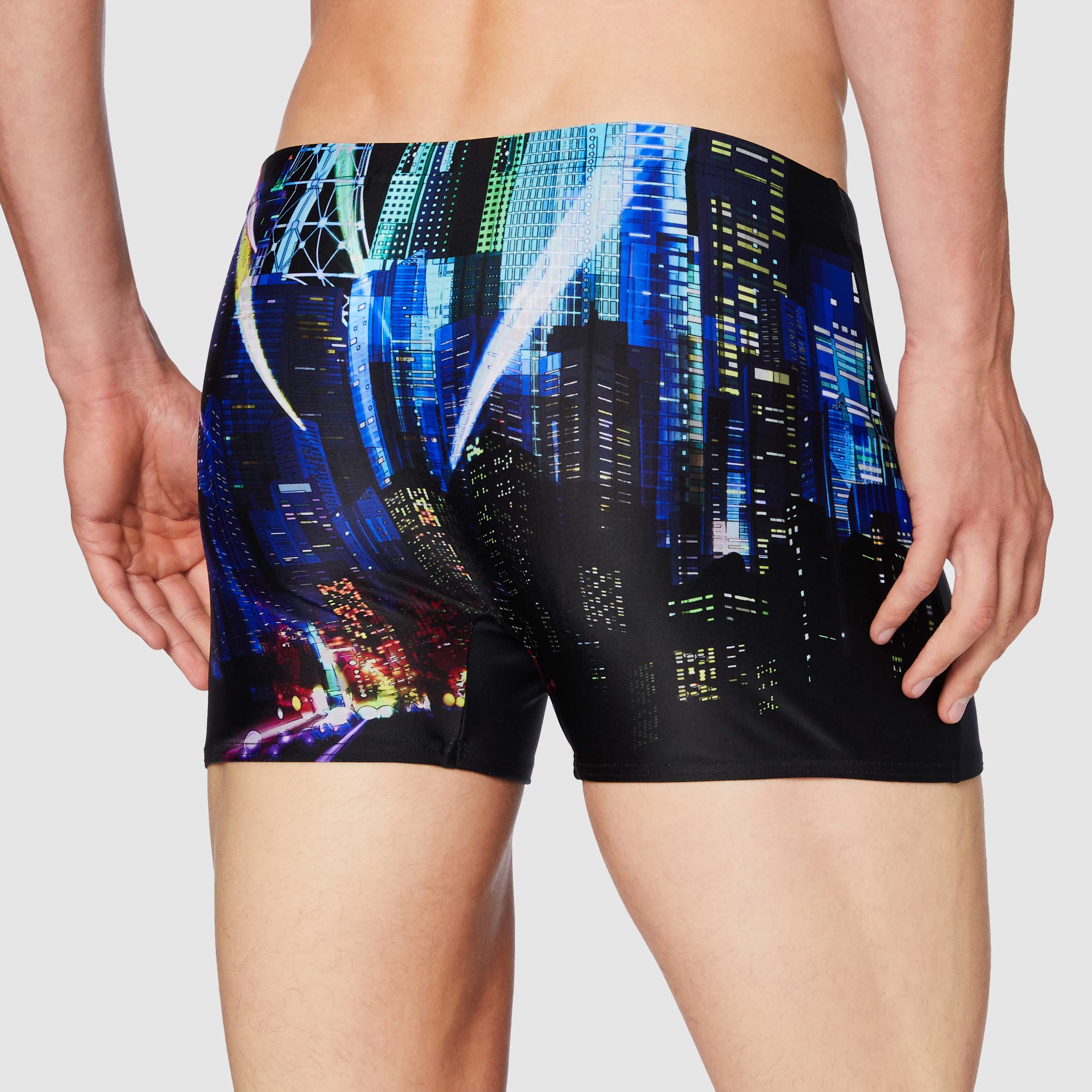 arena-m-city-lights-short-pantaloncino-nuoto-uomo-costume-slip-con-tessuto-maxfi image 3