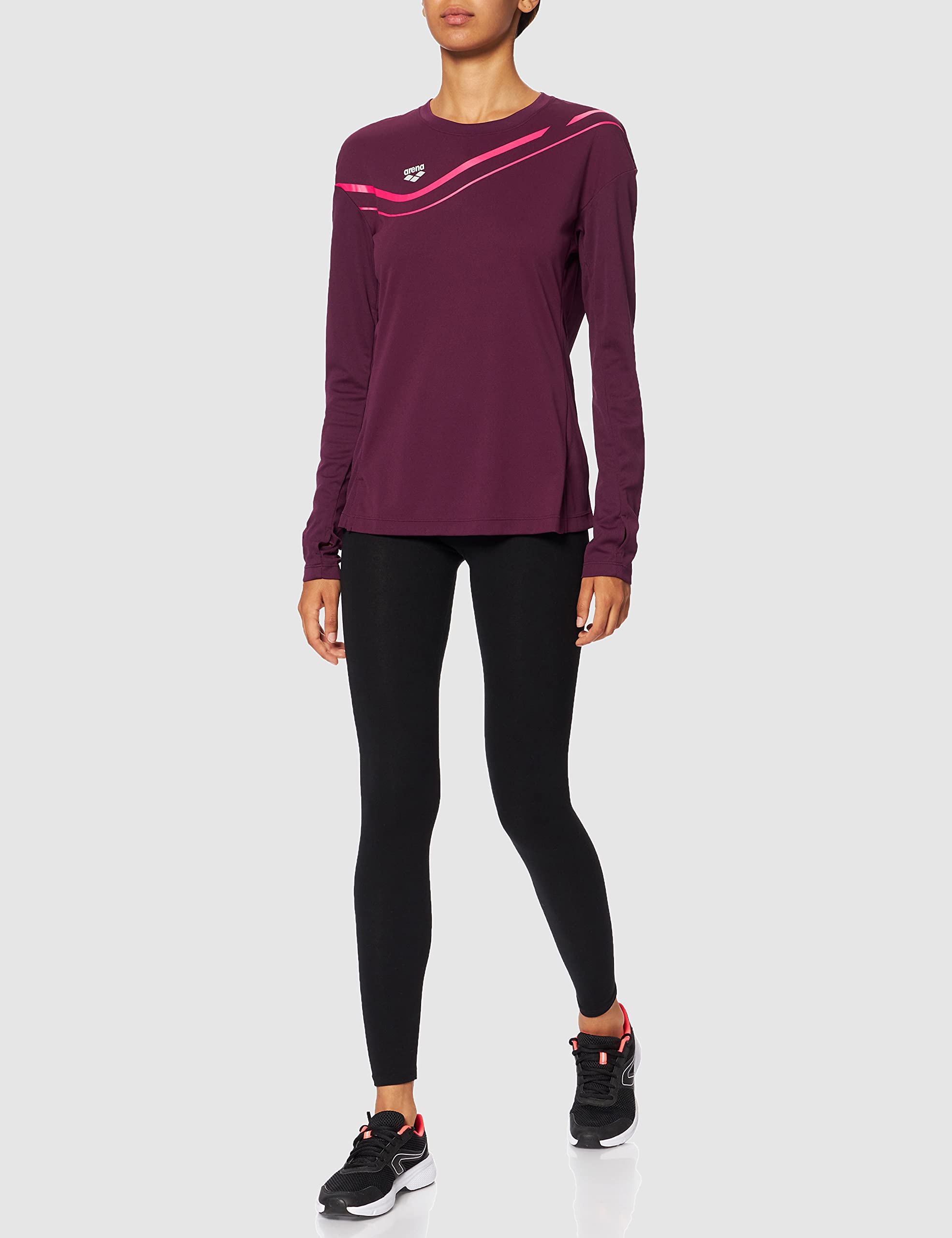 arena-w-tech-shirt-maglia-a-maniche-lunghe-donna-arena-icons image 3