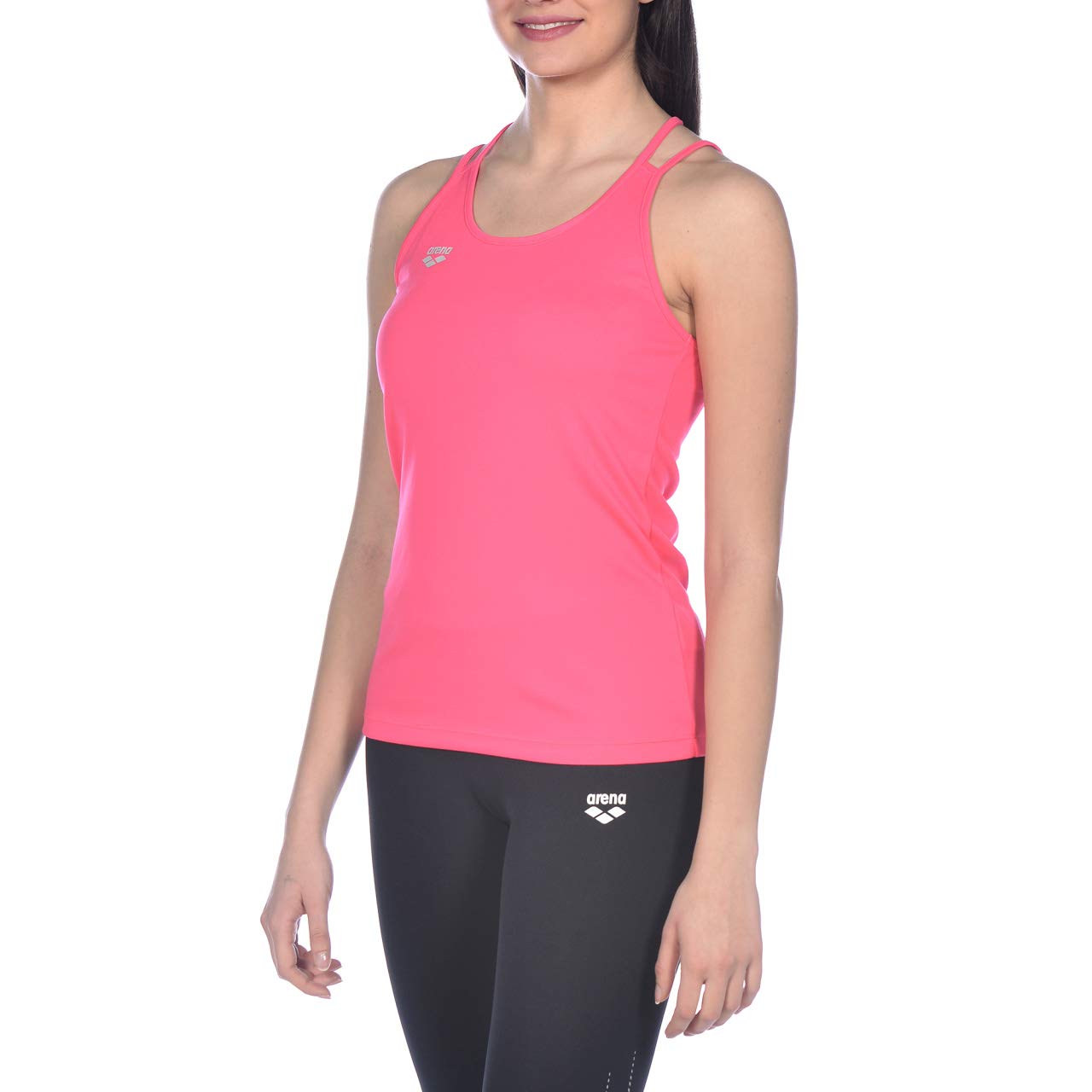 arena-w-gym-slim-strap-canotta-aderente-donna-top-da-allenamento-con-spalline-so image 2