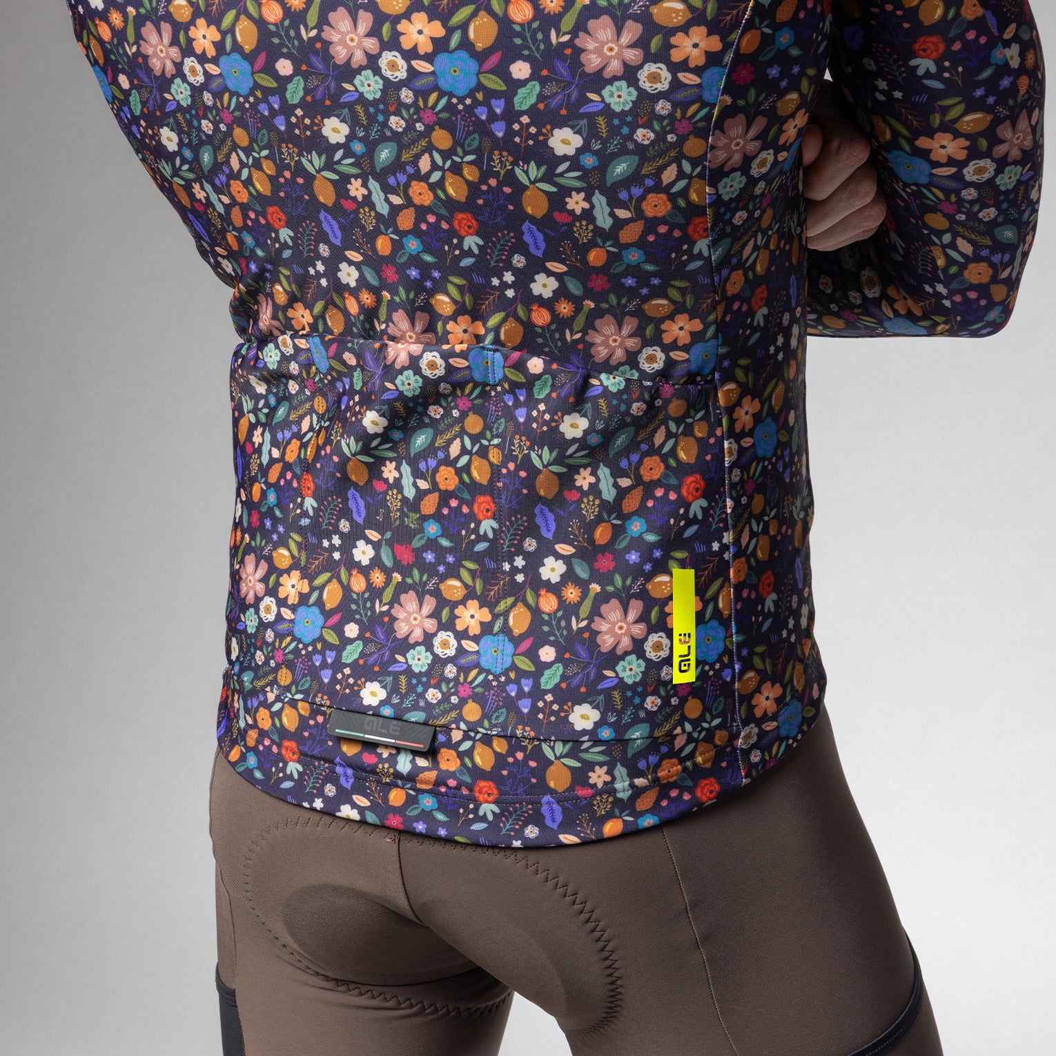 al-cycling-maglia-manica-lunga-uomo-flowery-poliestere-riciclato image 6