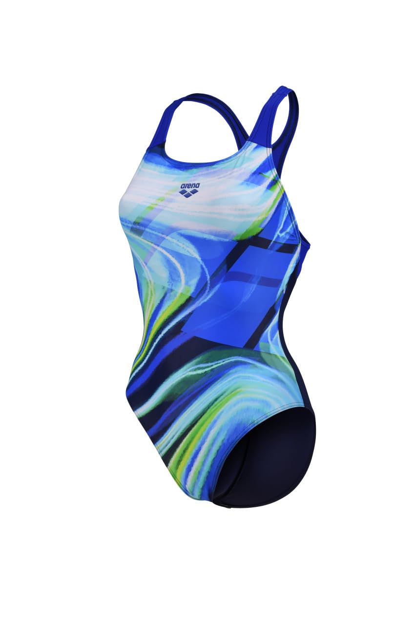 arena-women-s-visual-waves-swim-pro-back-lb-costume-intero-donna image 1