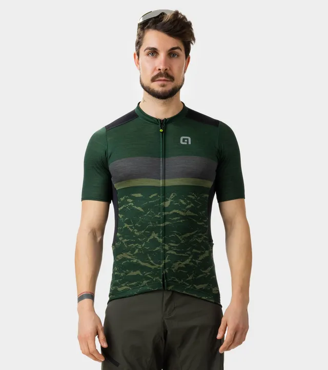 al-cycling-maglia-manica-corta-uomo-earth-jersey-in-lana-merino-con-tasche-poste image 1