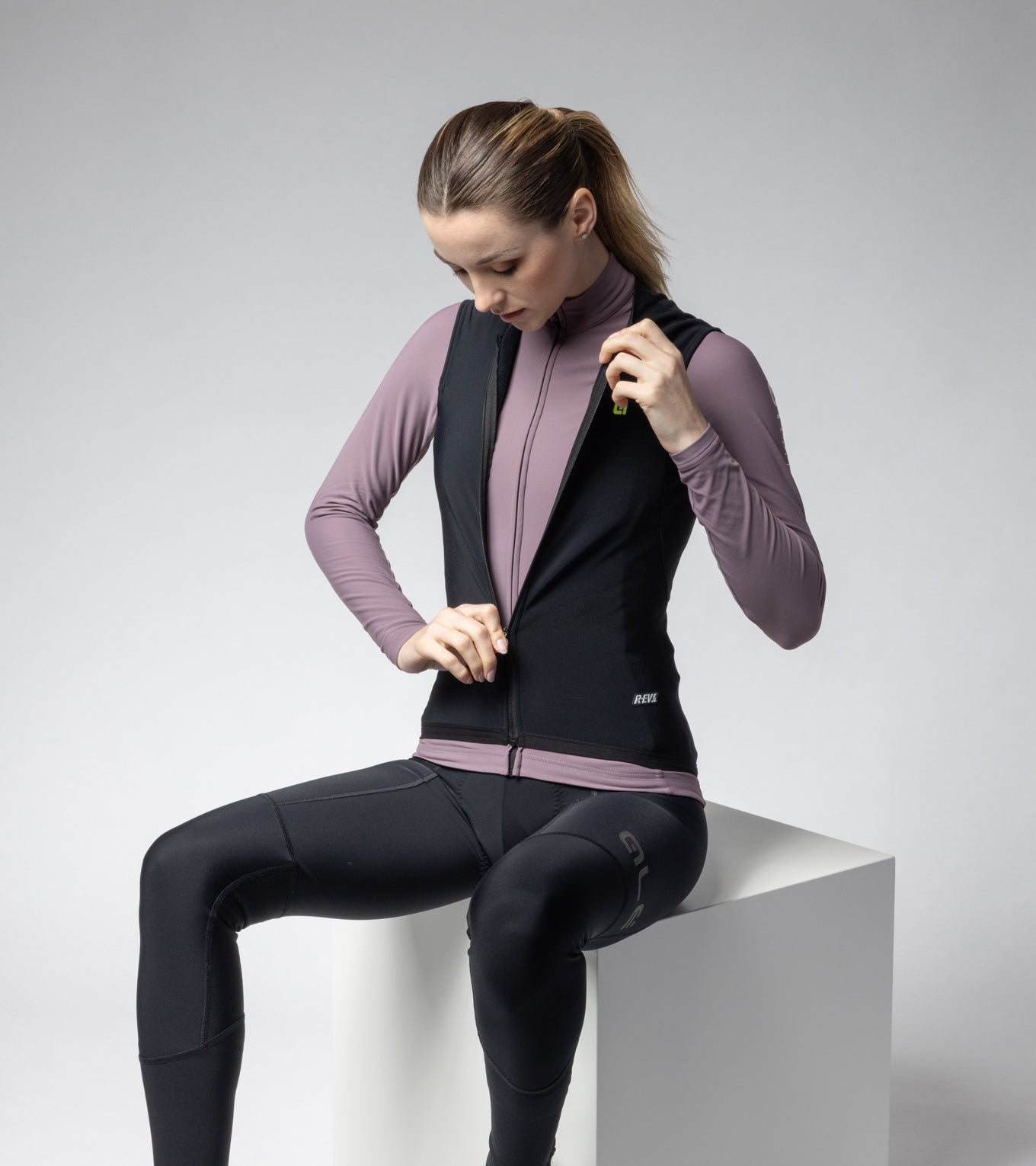 al-cycling-gilet-donna-thermo-smanicato-termico-multi-funzione image 8