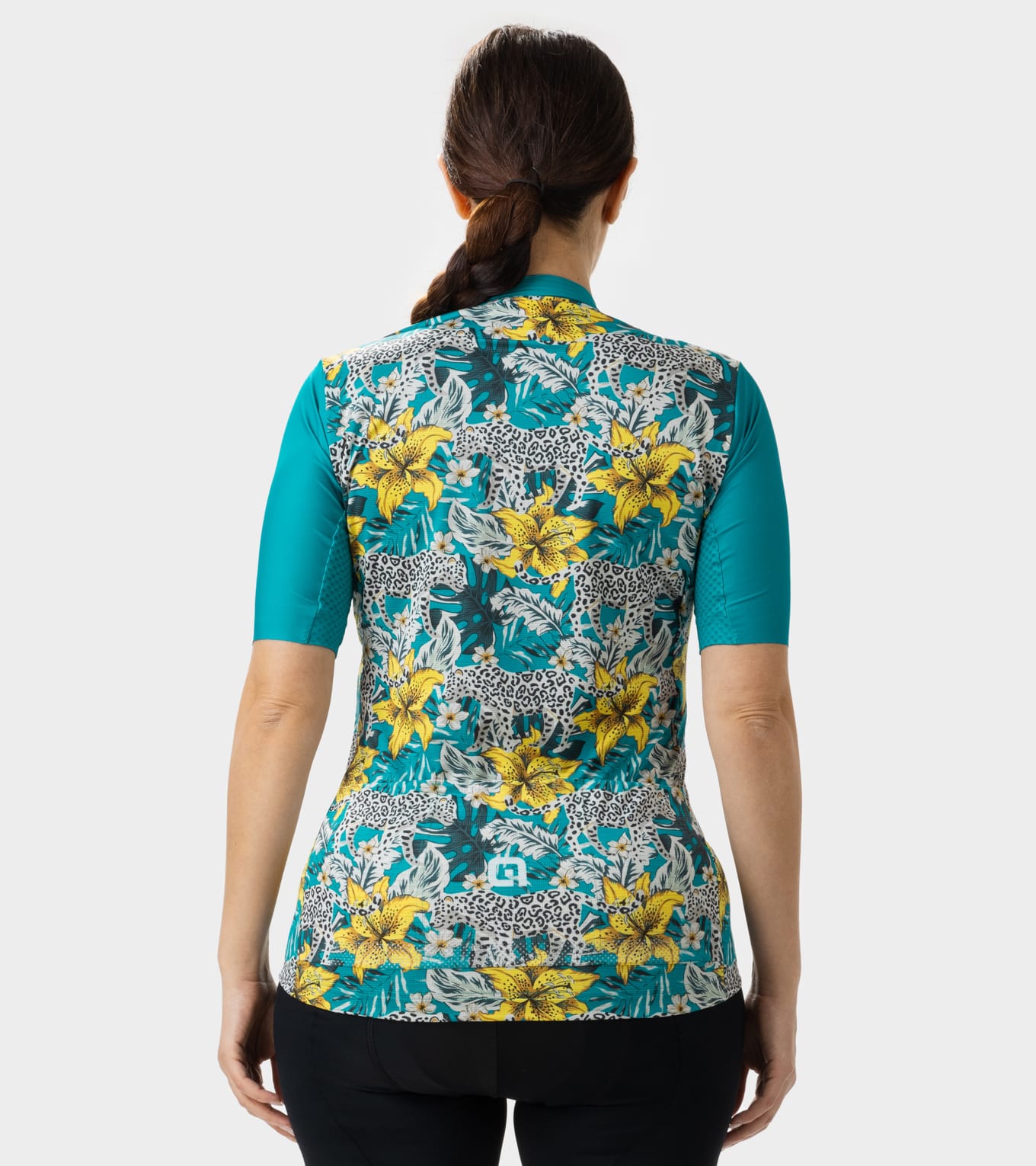 al-cycling-hibiscus-maglia-manica-corta-donna-jersey-traspirante-con-pannello-in image 2