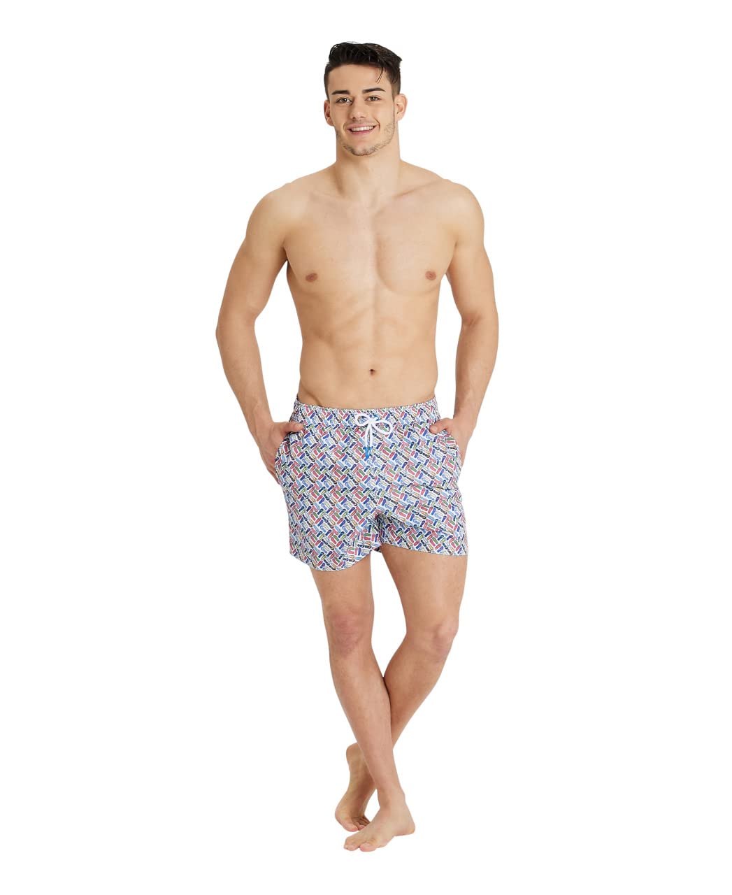 arena-allover-costume-uomo-mare-e-piscina-boxer-in-tessuto-riciclato image 3