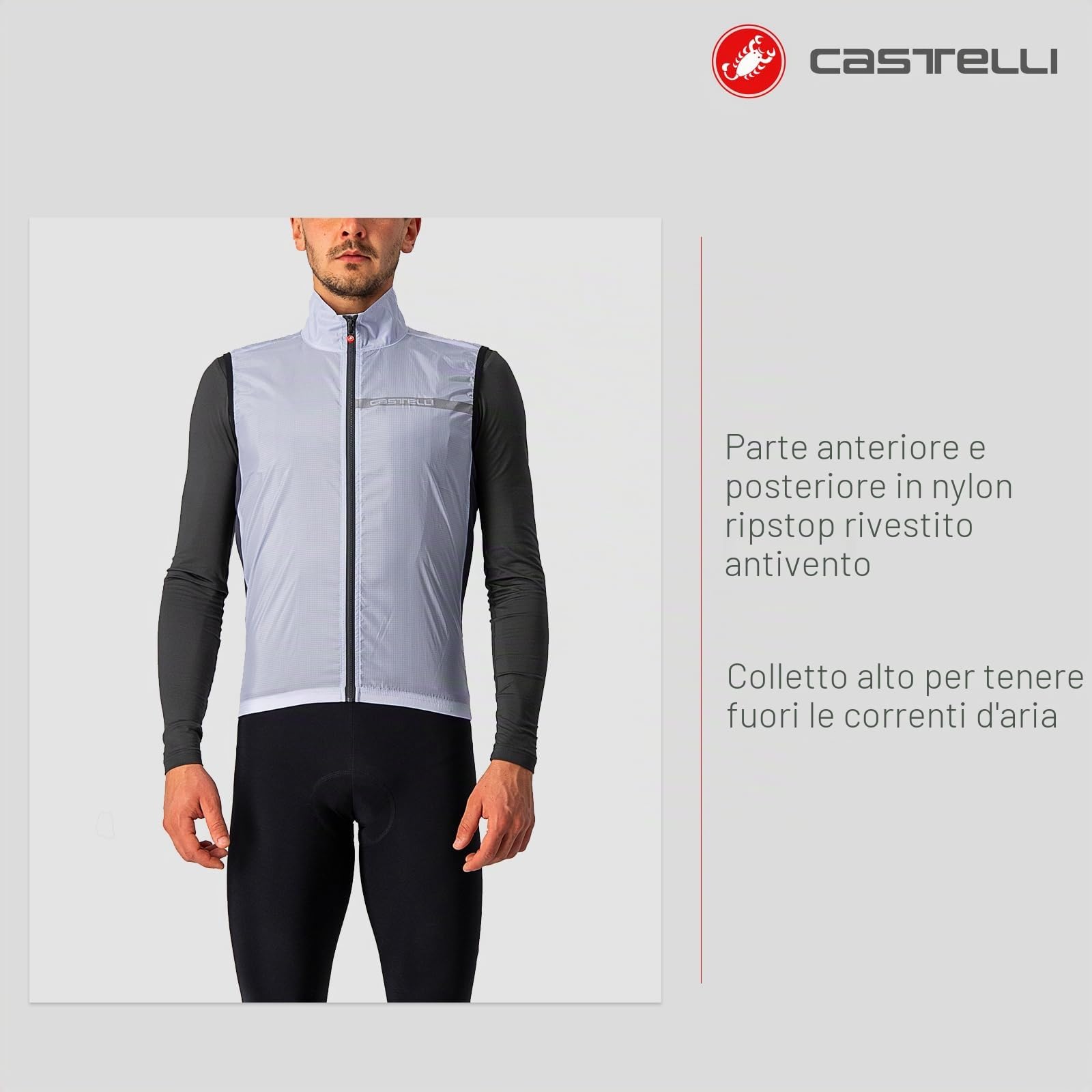castelli-squadra-stretch-vest-gilet-sportivo-uomo-traspirante-per-ciclismo image 4