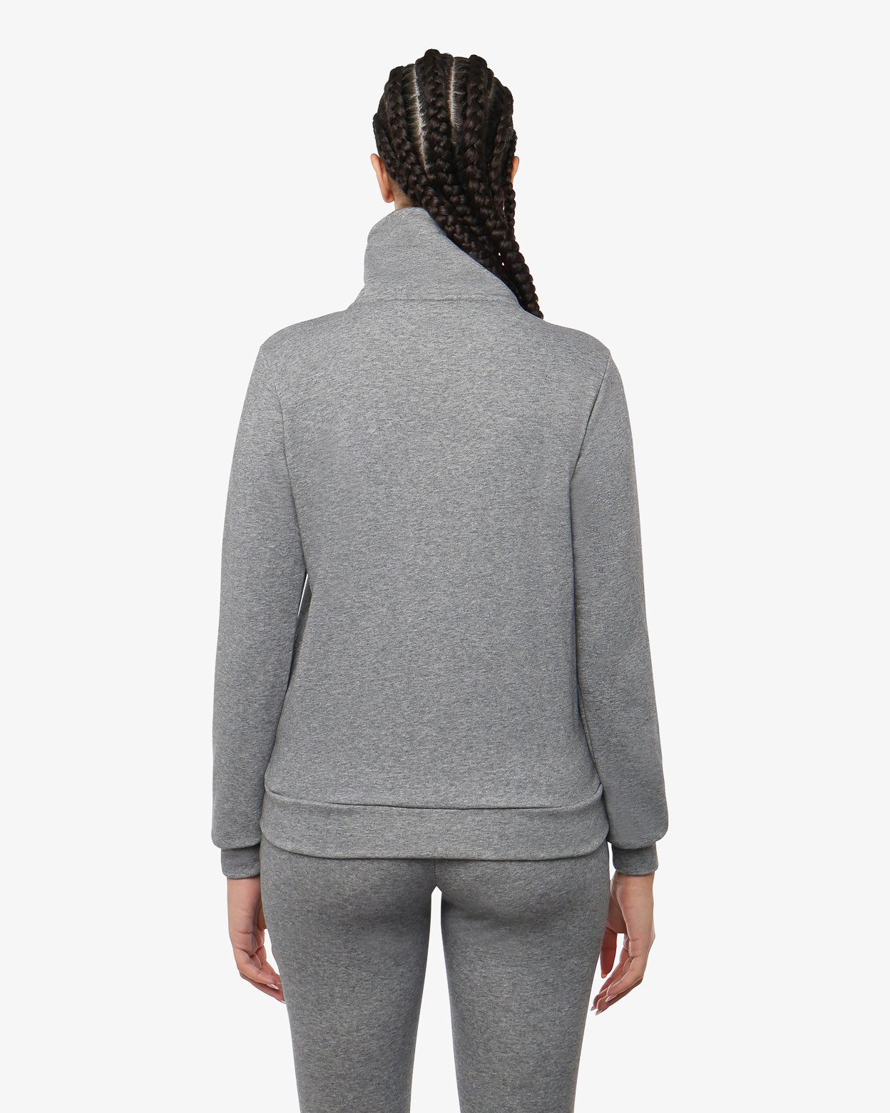 felpa-creed-jaked-felpa-con-zip-e-collo-alto-donna image 2
