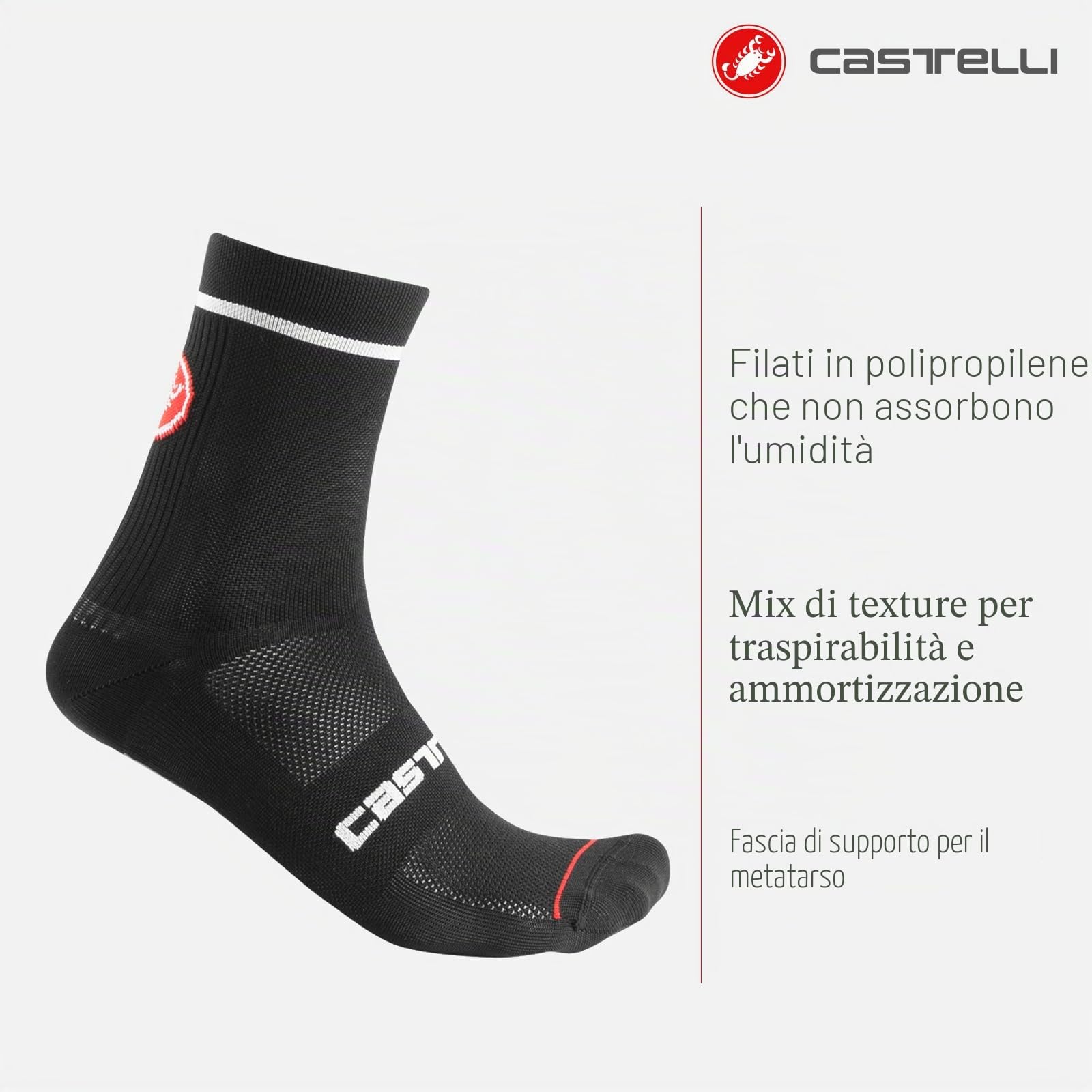 castelli-entrata-13-sock-calzini-ciclismo-uomo image 2