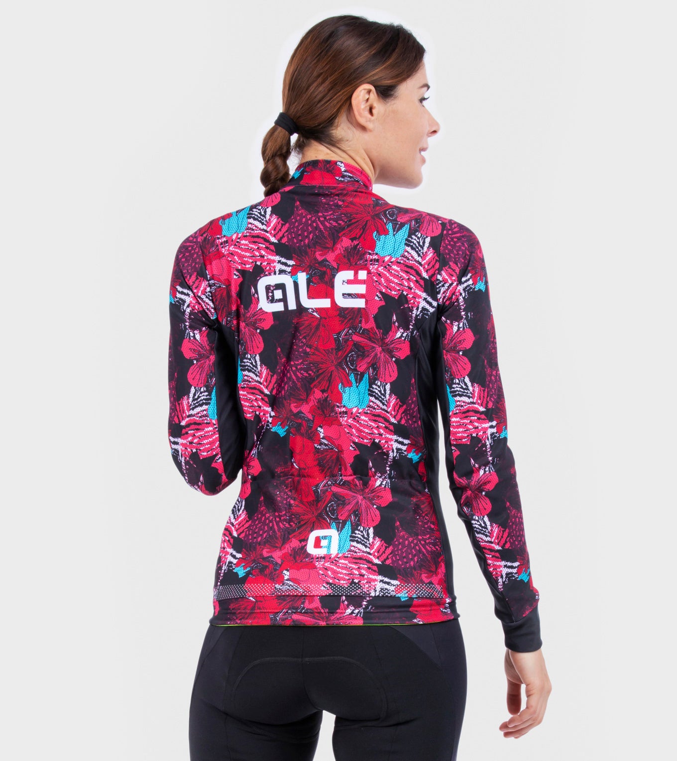 al-cycling-maglia-manica-lunga-donna-amazzonia-felpa-ciclismo-invernale-con-graf image 8