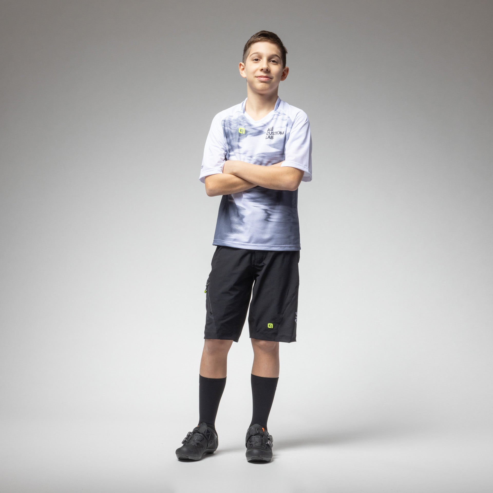 al-cycling-maglia-manica-corta-bambino-tessuto-antiabrasivo-leggera-e-traspirant image 2