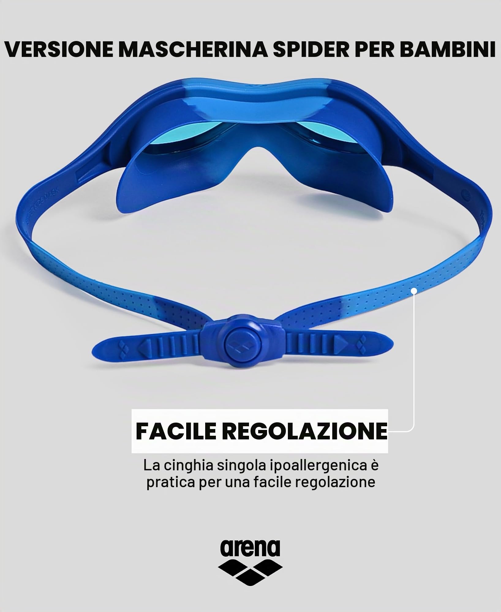 arena-spider-kids-mask-maschera-da-nuoto-bambini-2-5-anni-lenti-medio-scure-anti image 6