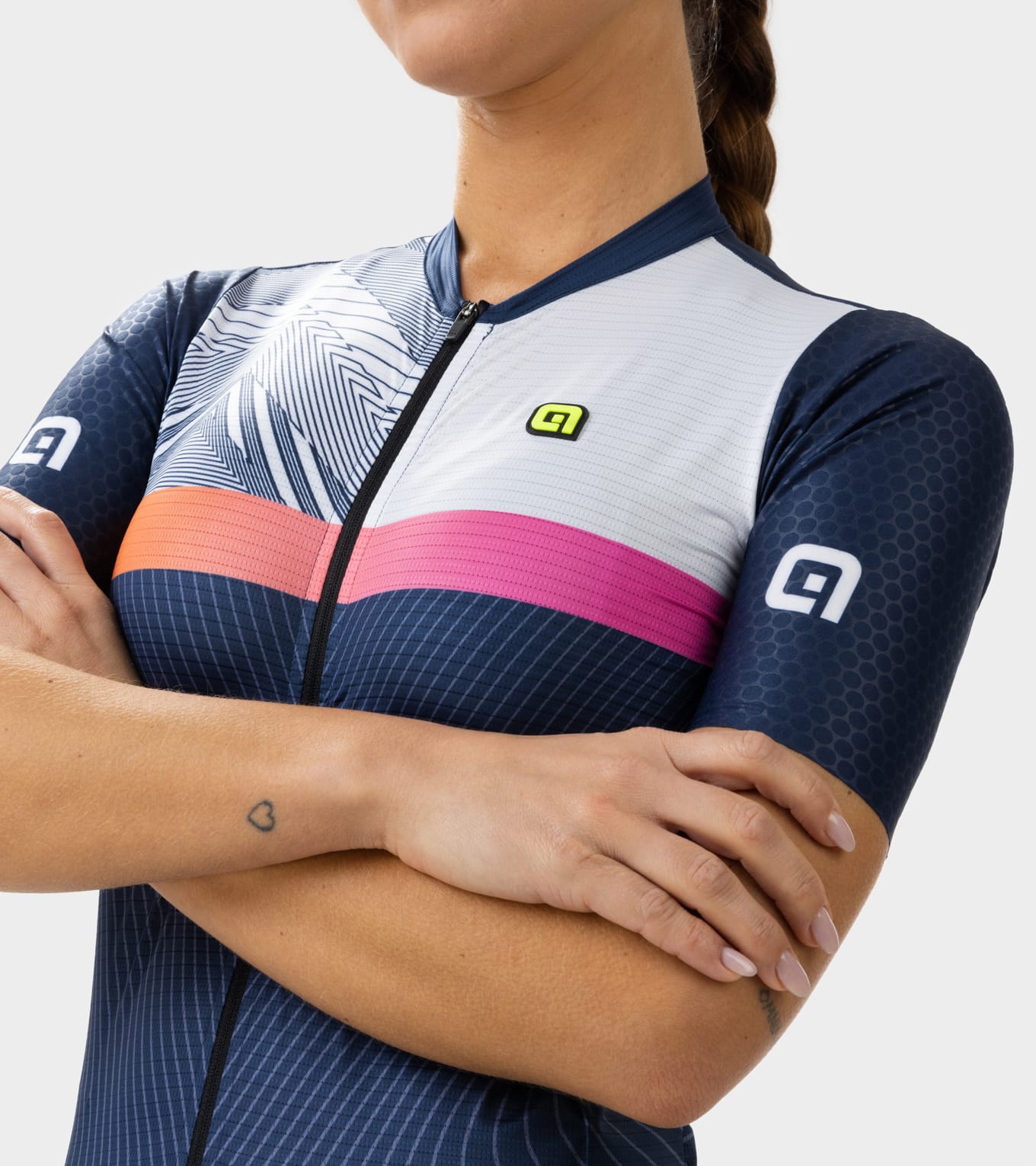 al-cycling-maglia-manica-corta-donna-zig-zag-maglia-ciclismo-donna image 5