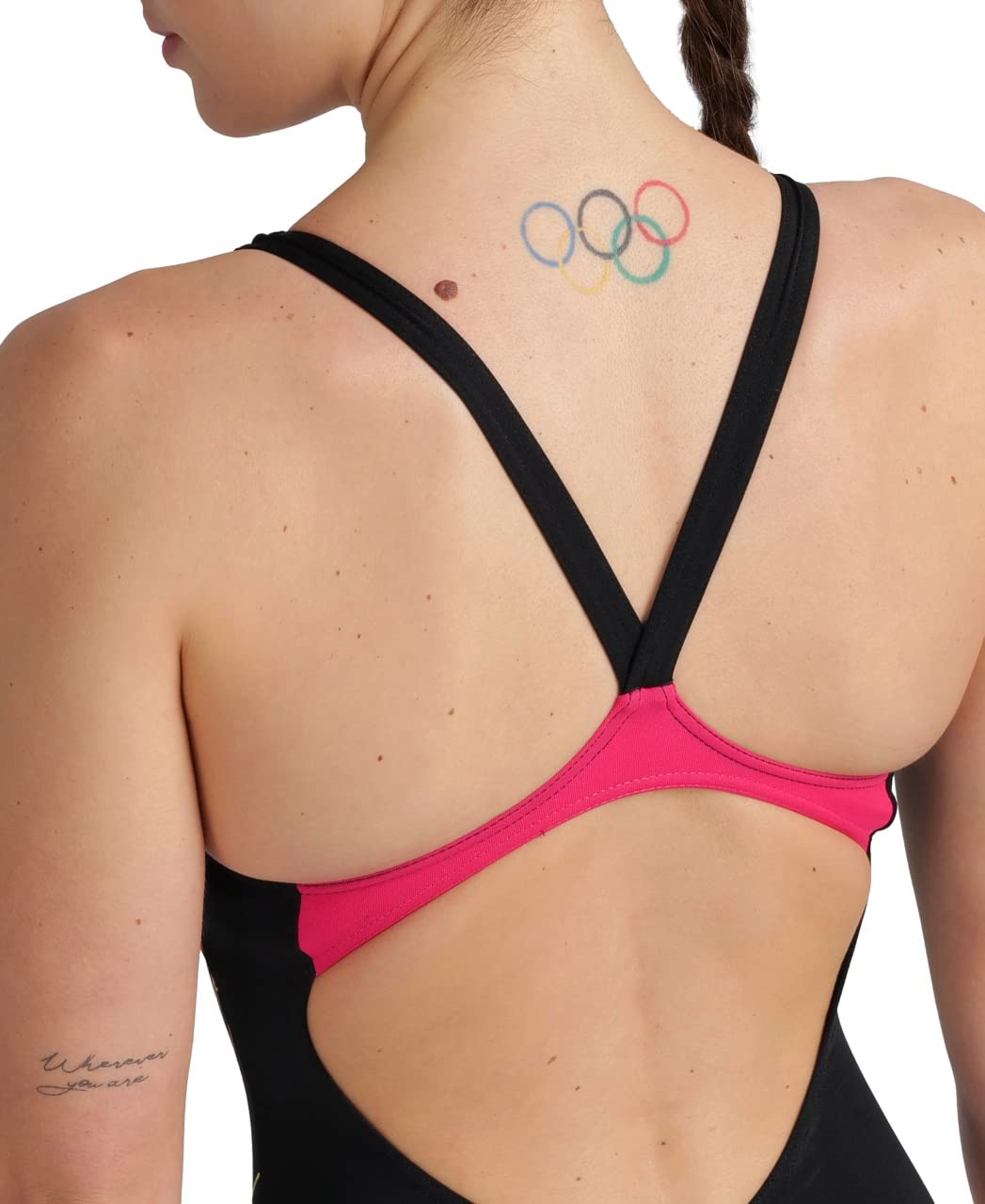 costume-sportivo-da-donna-arena-graphic-v-back image 3