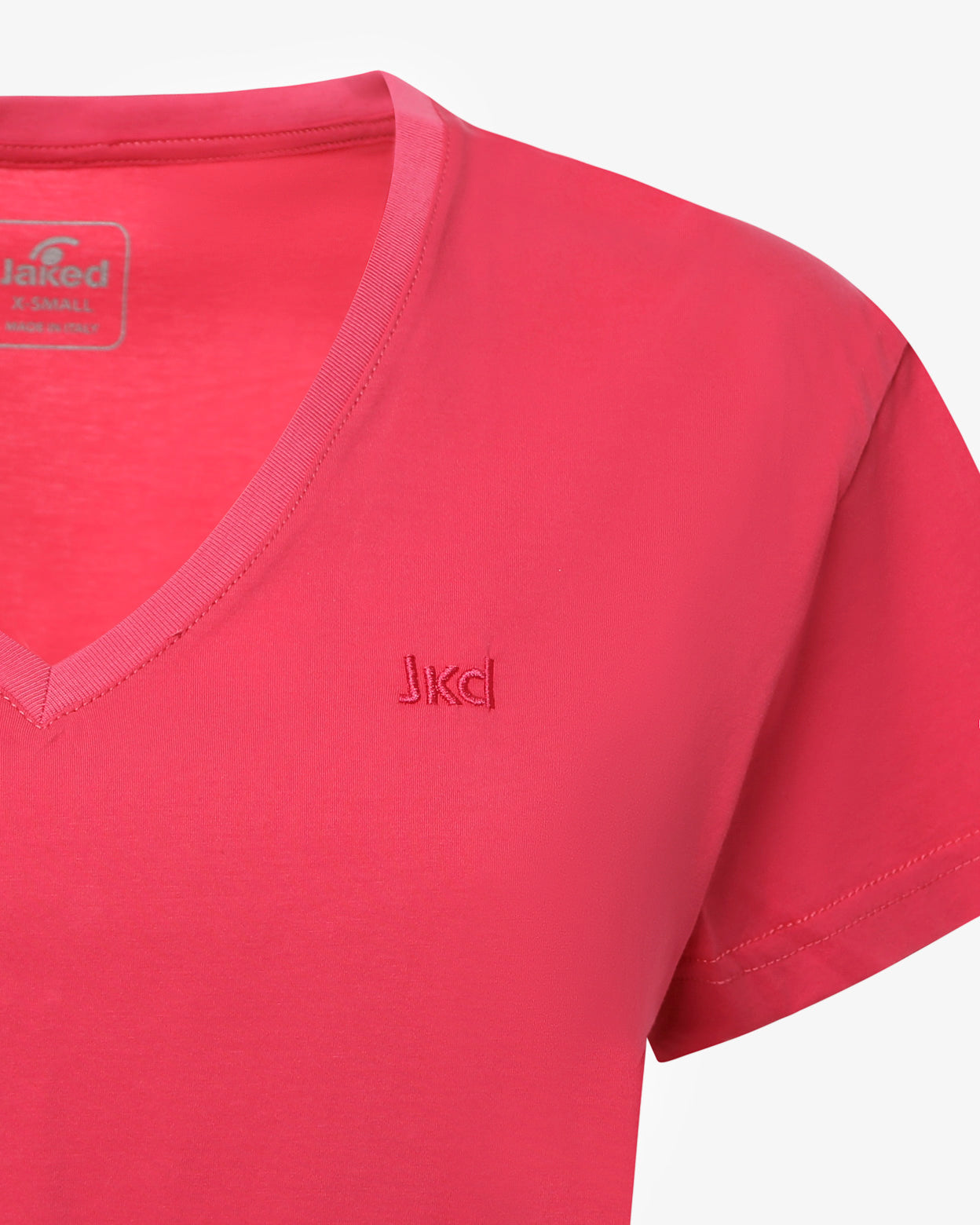 t-shirt-scollo-v-sunny-jaked-in-cotone-per-donna image 4