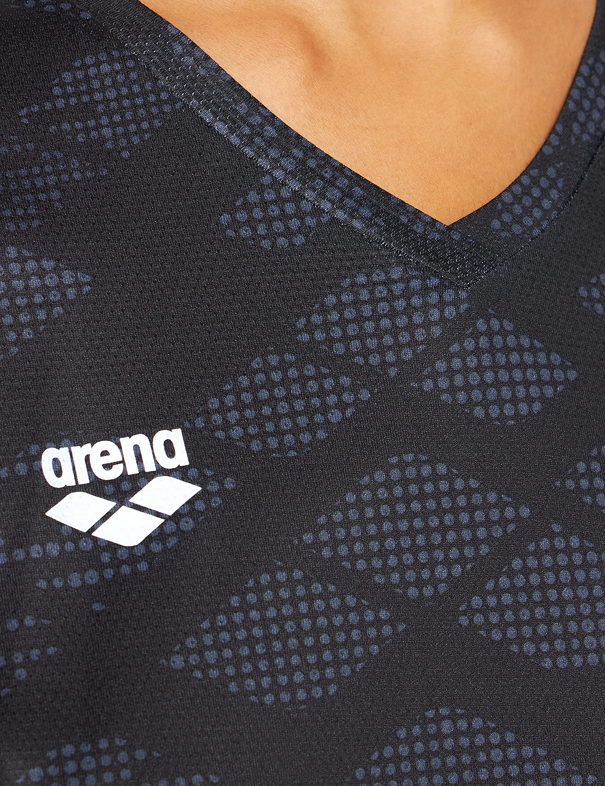 arena-w-run-s-s-mesh-solid-maglietta-running-a-maniche-corte-donna-2 image 2
