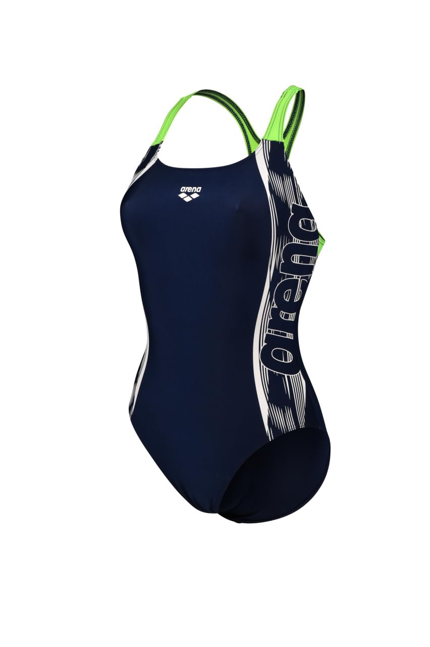 arena-women-s-swim-pro-back-graphic-costume-intero-donna-poliestere-riciclato-re image 1