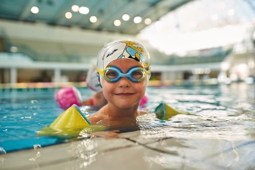 arena-friends-kids-cuffia-silicone-swim-caps-unisex-bambini-motivo-gatti image 6