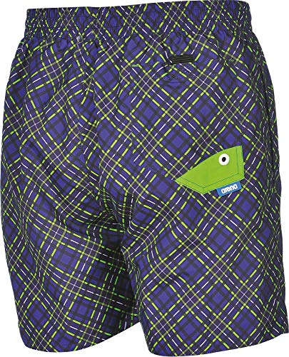 arena-printed-check-2-boxer-uomo-costume-da-bagno-da-piscina-e-mare-poliestere-n image 4