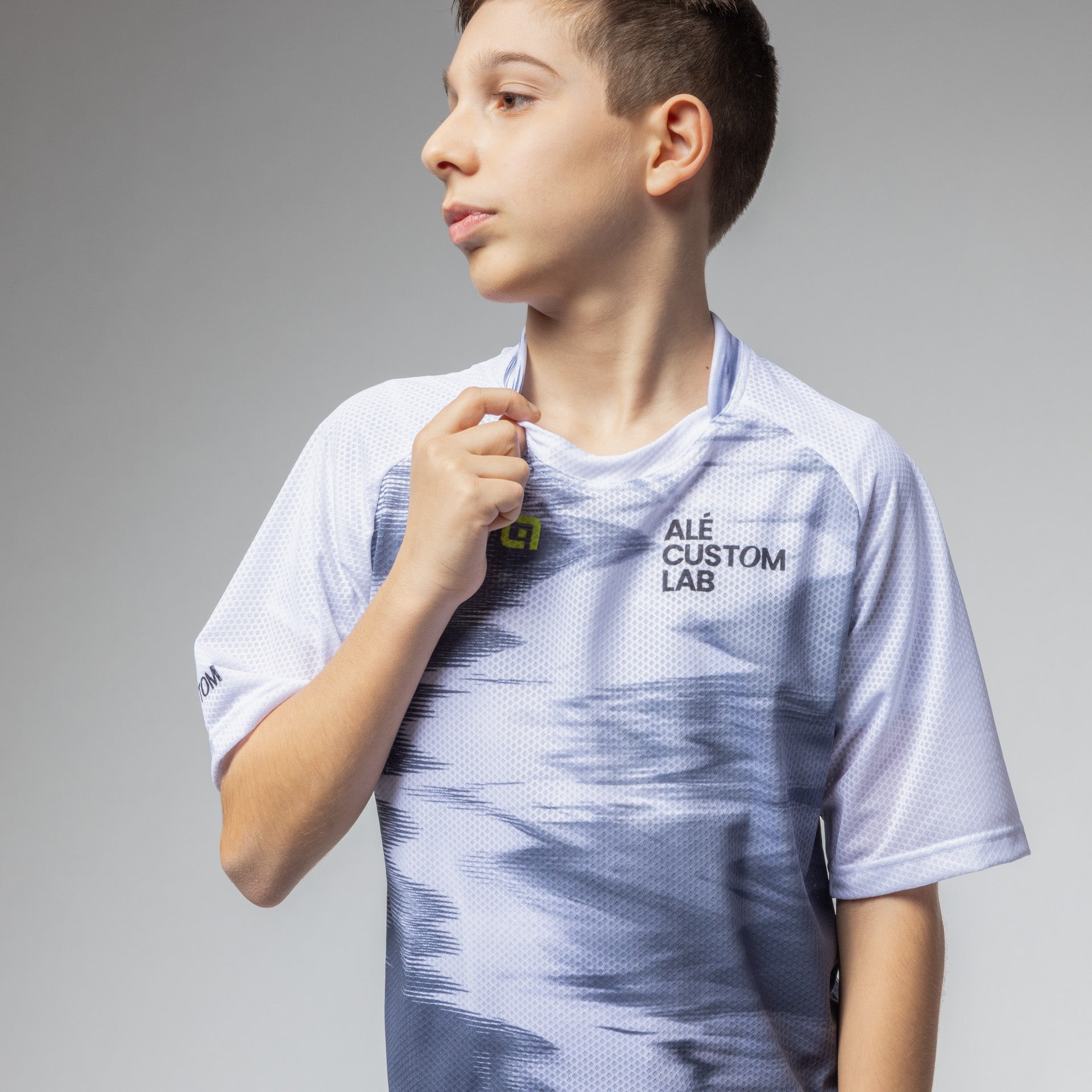 al-cycling-maglia-manica-corta-bambino-tessuto-antiabrasivo-leggera-e-traspirant image 4