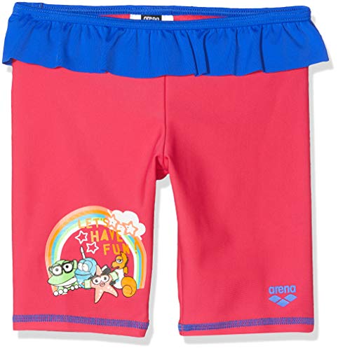 arena-awt-uv-costume-da-bagno-bambina-a-pantaloncino-freak-rose-neon-blue image 4