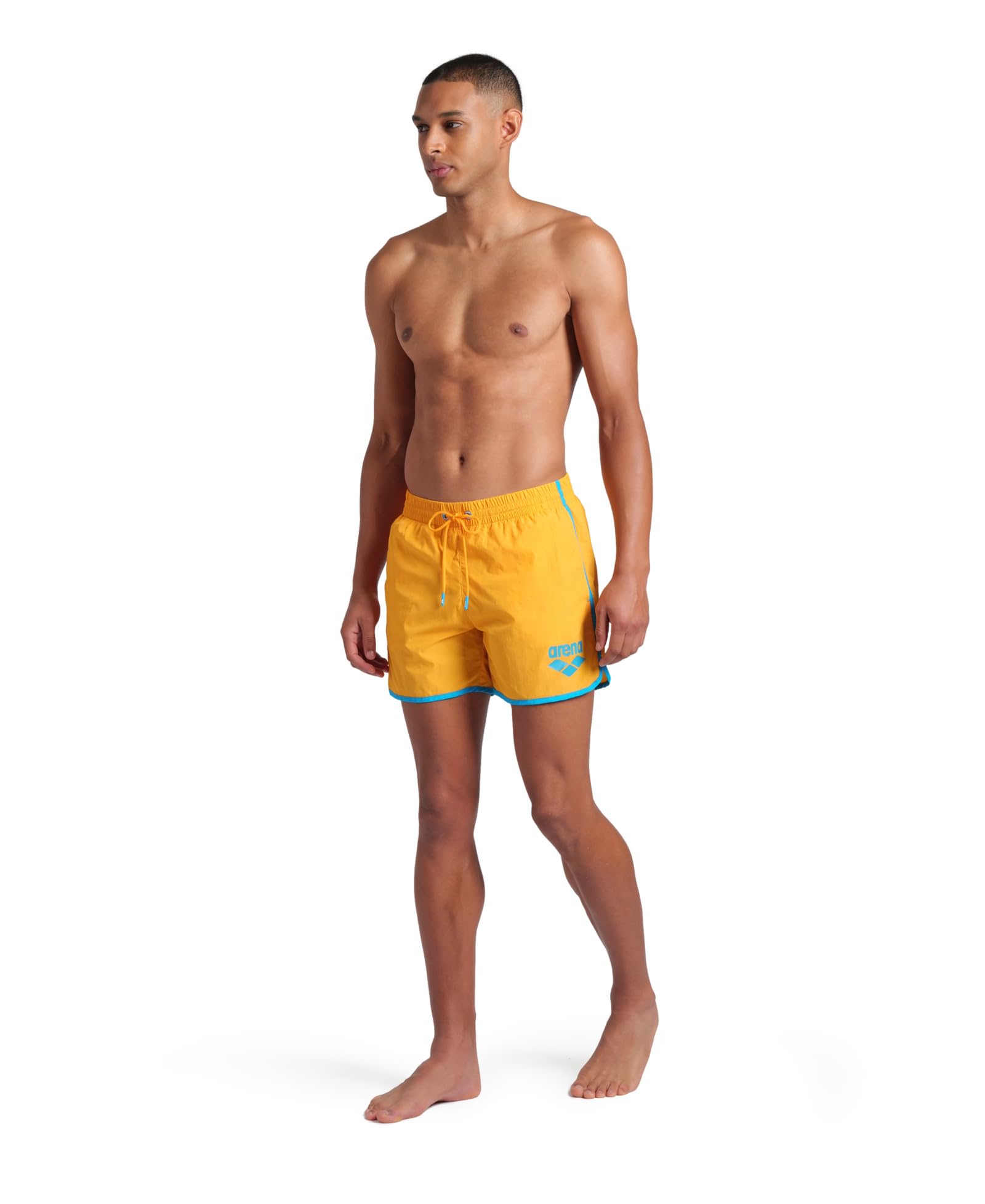 arena-big-logo-borders-pantaloncino-mare-uomo-3xl-nero-sage-560-black-sage image 5