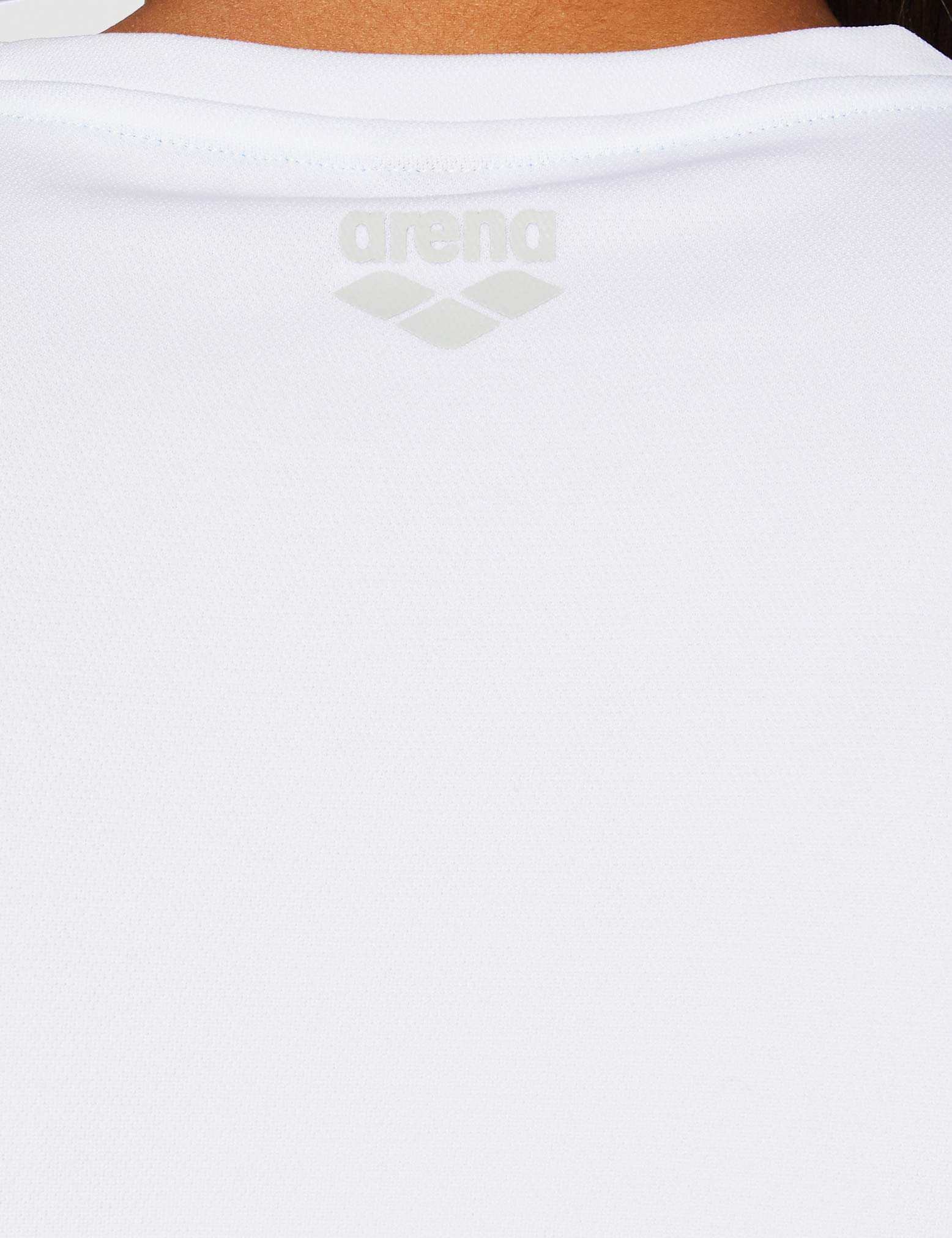 arena-w-gym-s-s-logo-t-shirt-donna-bianco-logo-iridescent-stripe image 5