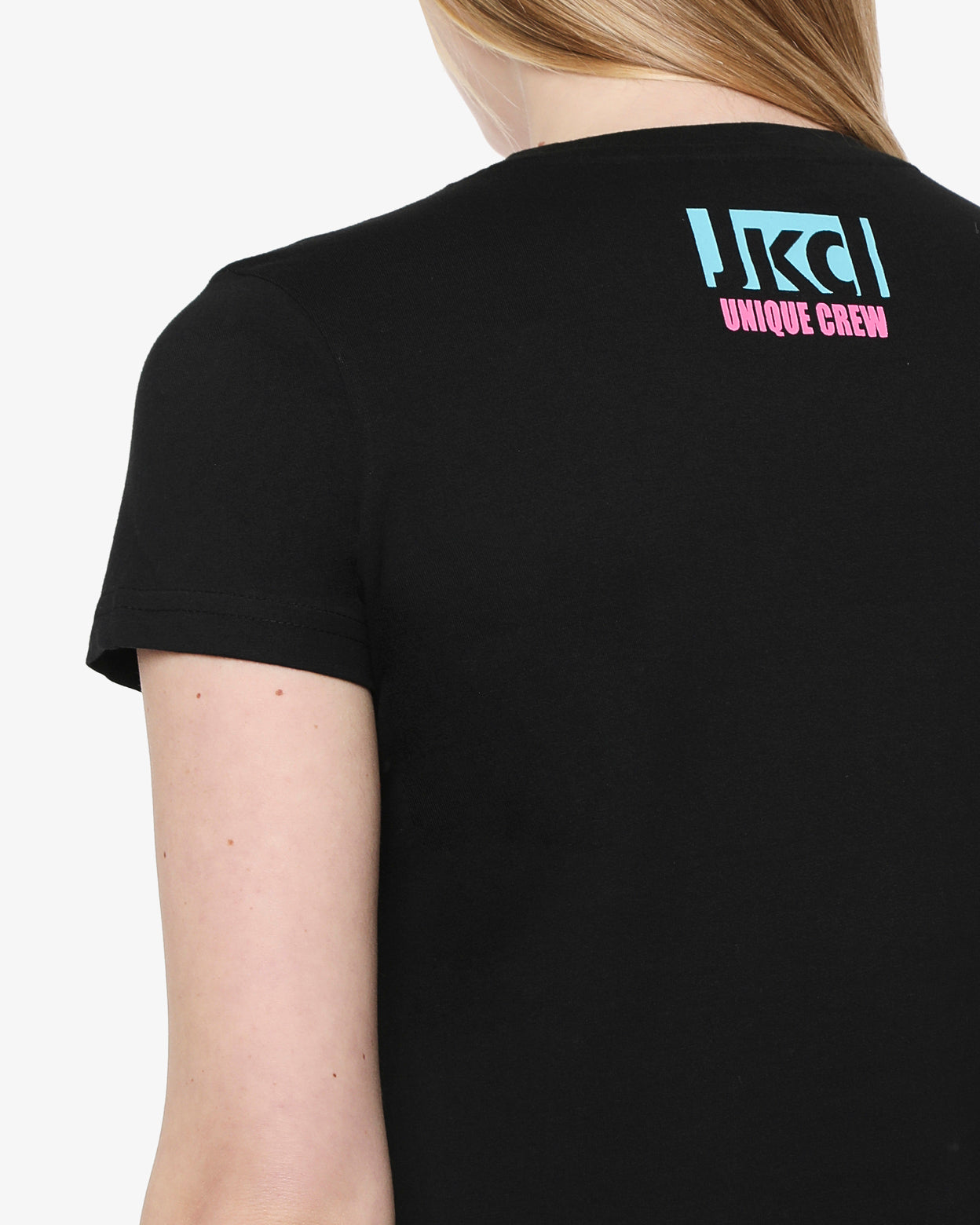 jaked-maglia-sideralis-donna-t-shirt-in-cotone-100-con-maxi-stampa-vestibilit-re image 5