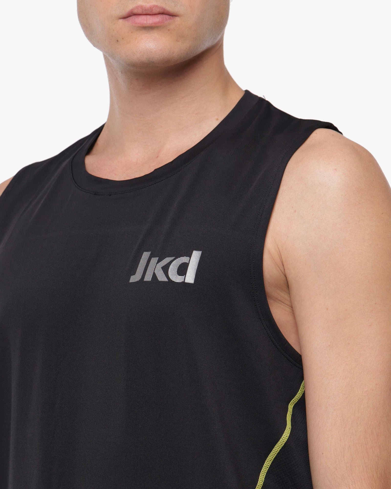 canotta-activewear-numb3rs-jaked-t-shirt-senza-maniche-con-inserti-in-microrete image 8