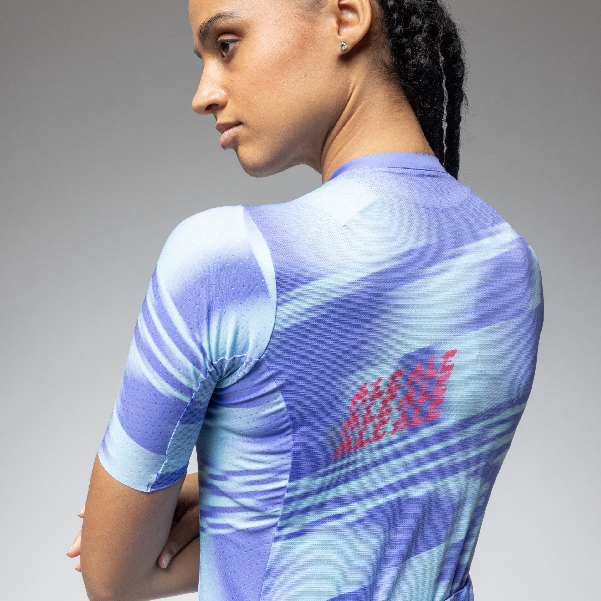 al-cycling-maglia-manica-corta-donna-techno-jersey-traspirante-per-giornate-cald image 5