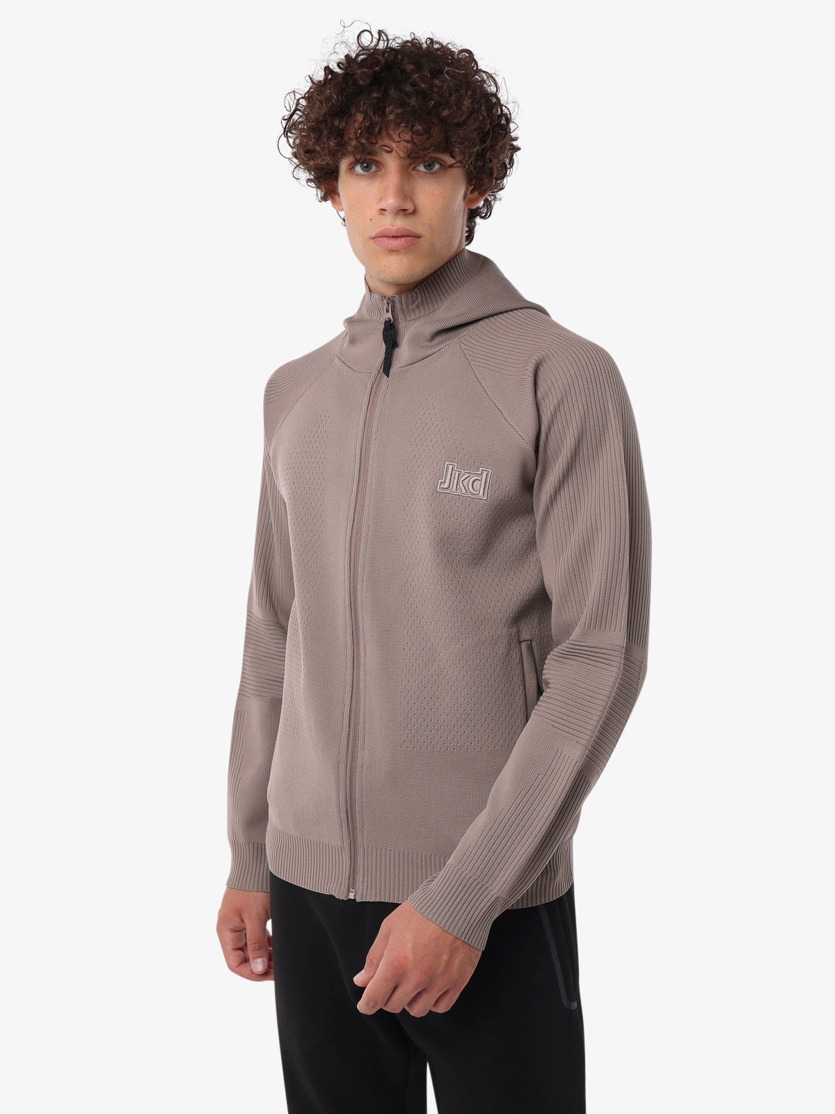 jaked-felpa-cosy-uomo-con-cappuccio-e-zip image 2