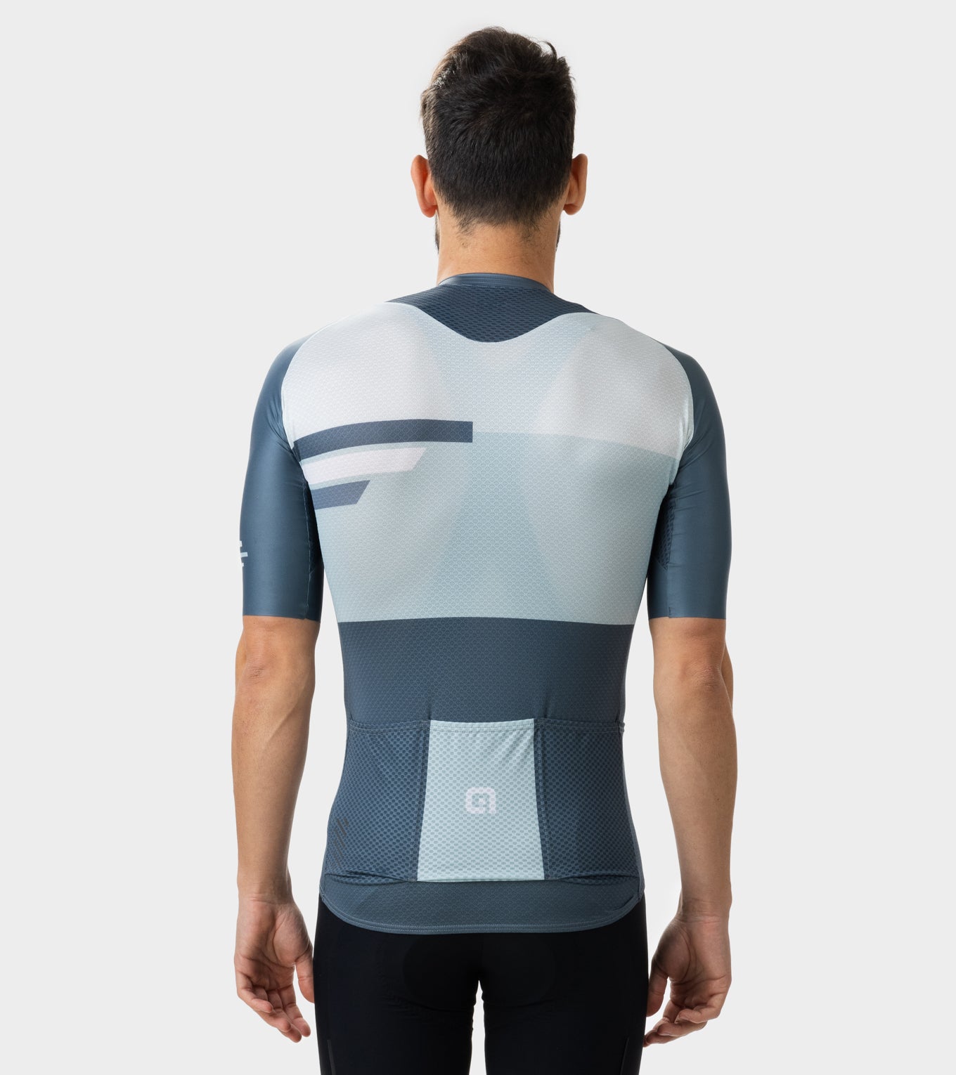 al-cycling-radar-maglia-manica-corta-uomo-jersey-body-mapping-traspirante image 2