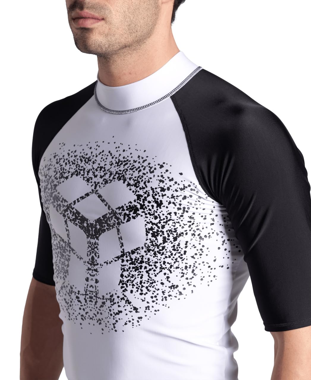 arena-uomo-rash-vest-s-s-graphic-maglia-protezione-solare-da-nuoto image 4