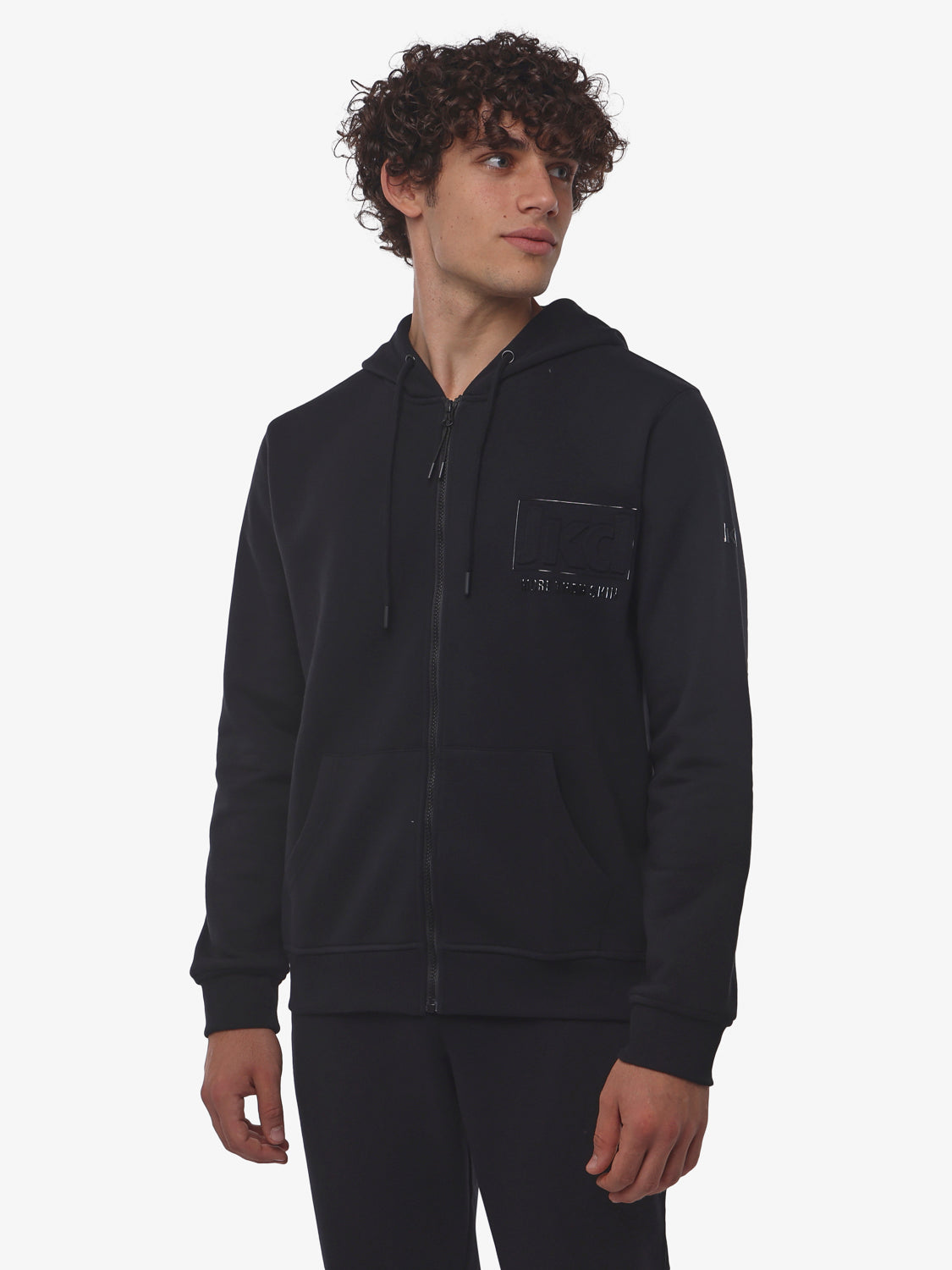 jaked-felpa-full-zip-con-cappuccio-steady-fw-uomo-modello-jkfl6sd01u image 7