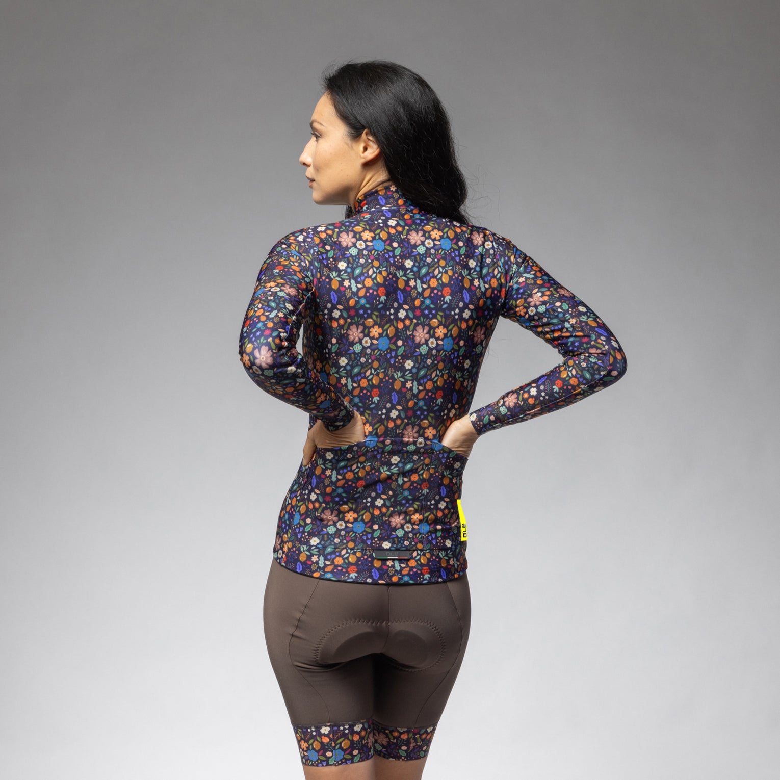 al-cycling-flowery-maglia-a-manica-lunga-donna image 2