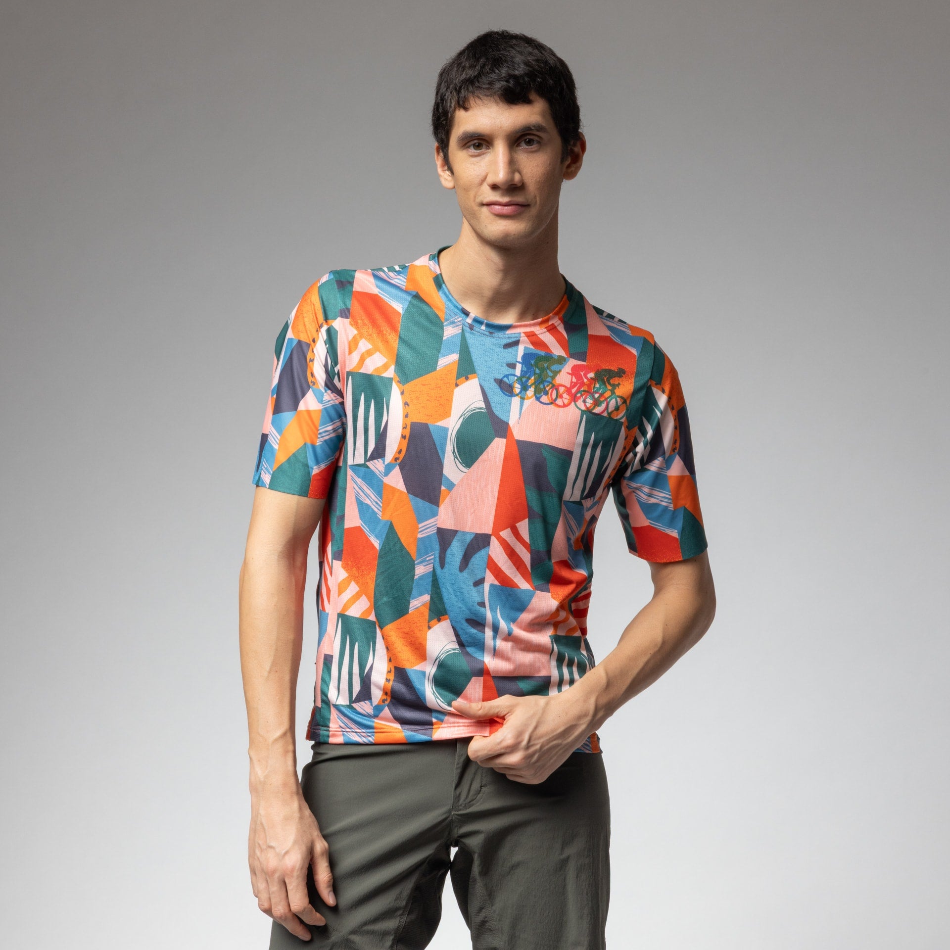 al-cycling-short-sleeve-jersey-unisex-savana-maglia-da-trail image 1