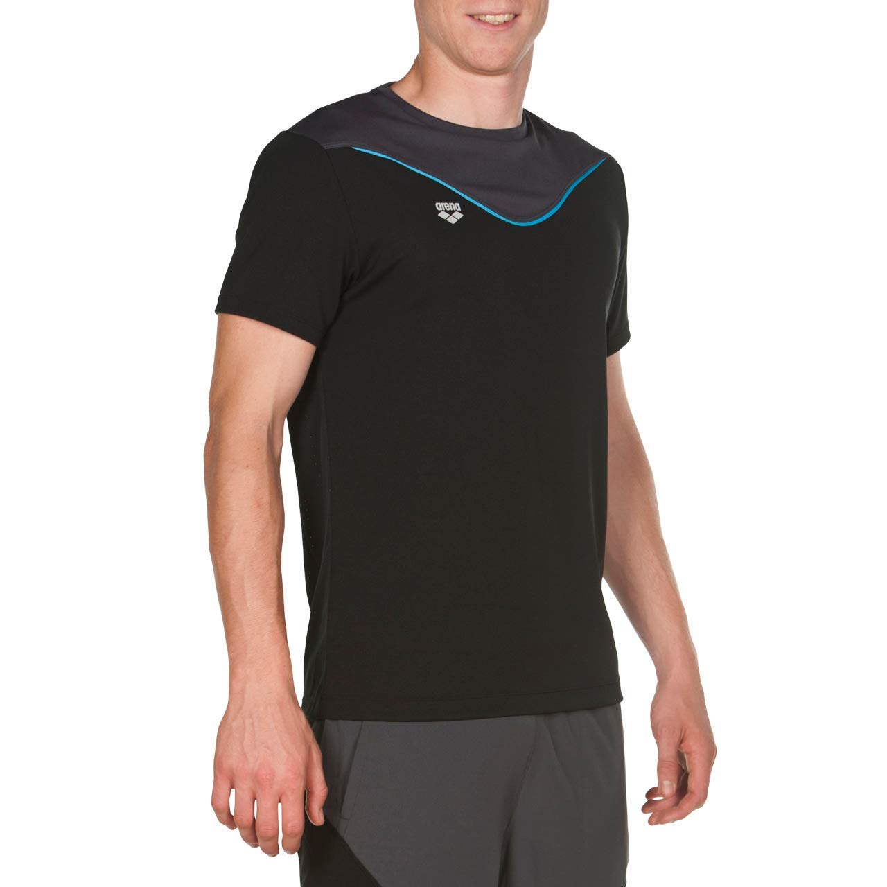 arena-m-gym-s-s-panel-maglia-uomo-t-shirt-palestra-traspirante image 3