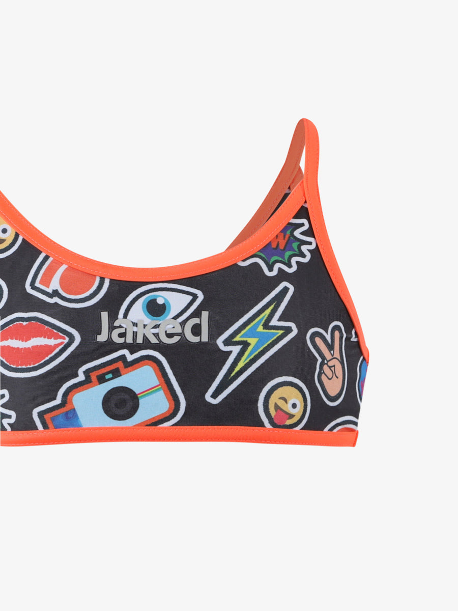 jaked-millenials-costume-da-piscina-intero-bambini-con-design-vivace image 2