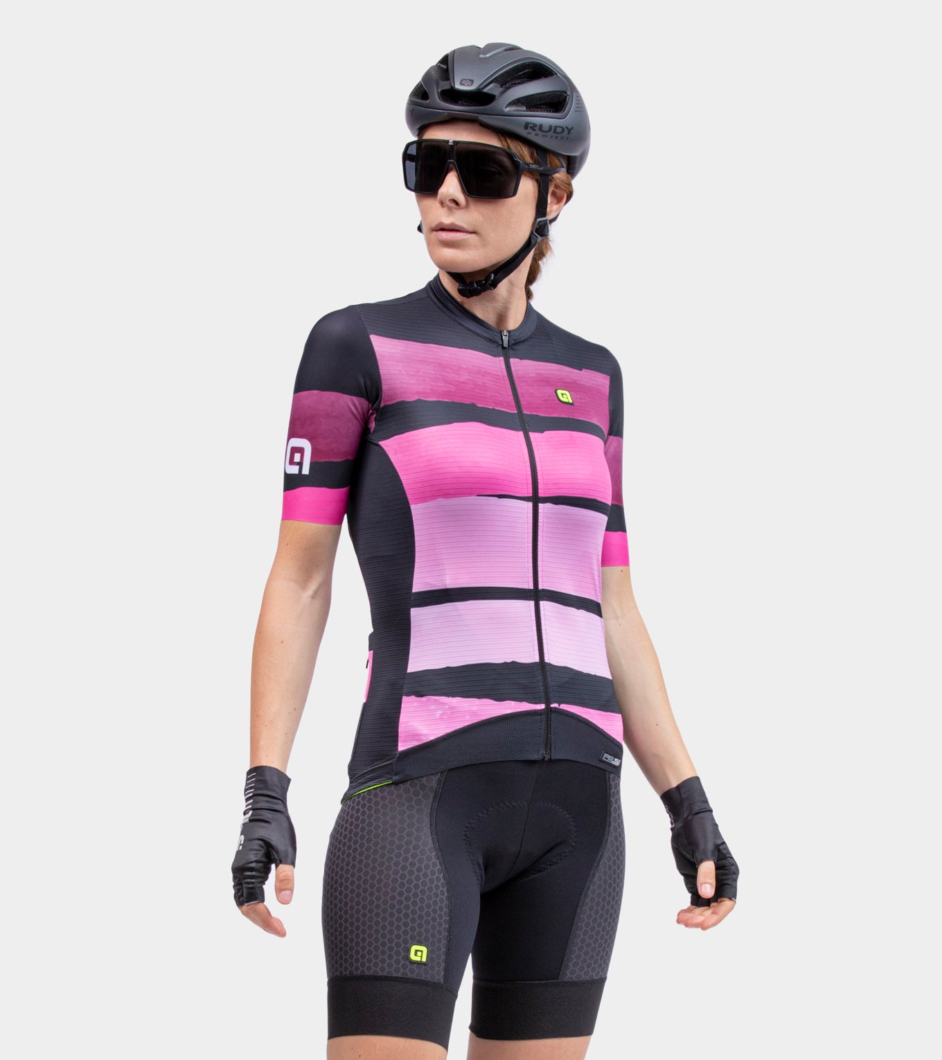 al-cycling-short-sleeve-jersey-woman-track-maglia-ciclismo-donna-traspirante image 1