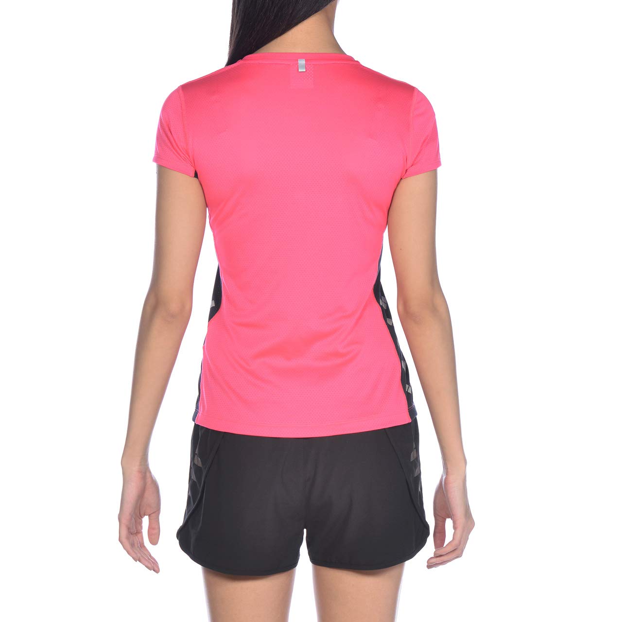arena-w-run-s-s-mesh-solid-maglietta-running-a-maniche-corte-donna image 6