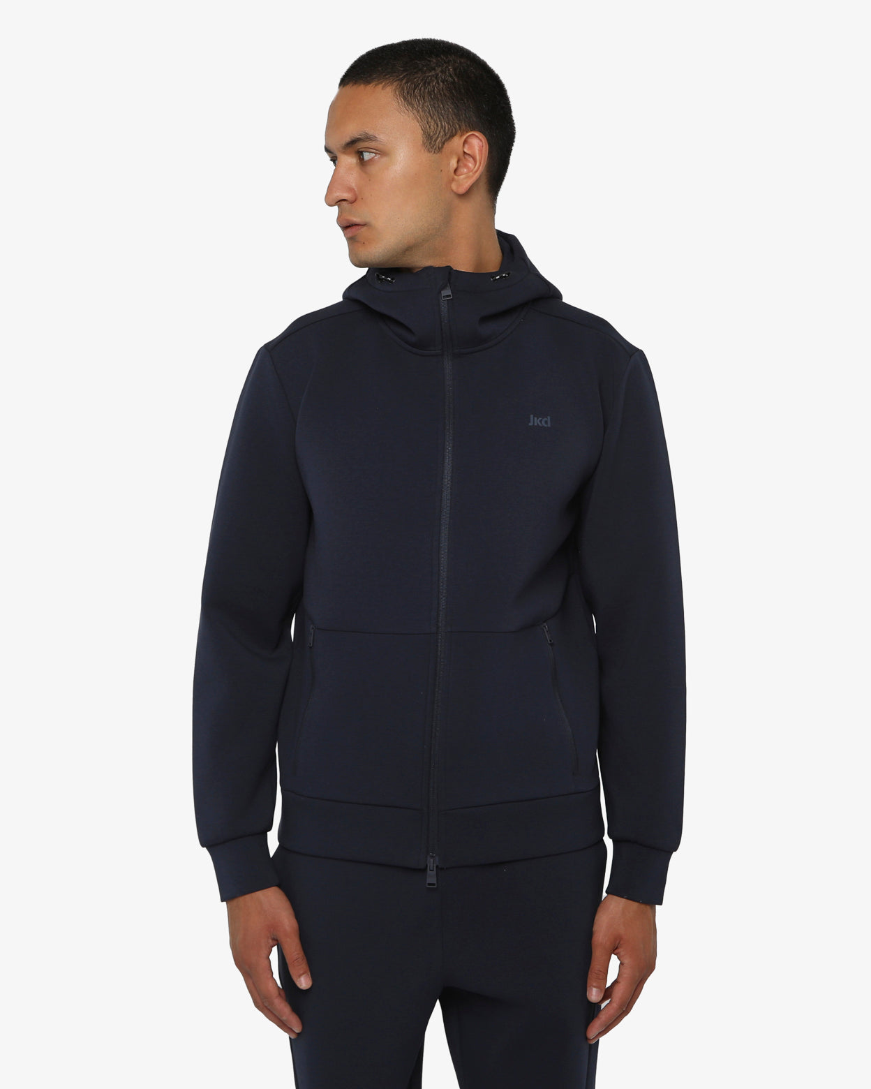 jaked-felpa-full-zip-cappuccio-armor-felpa-uomo-con-zip-e-cappuccio-regolabile image 7