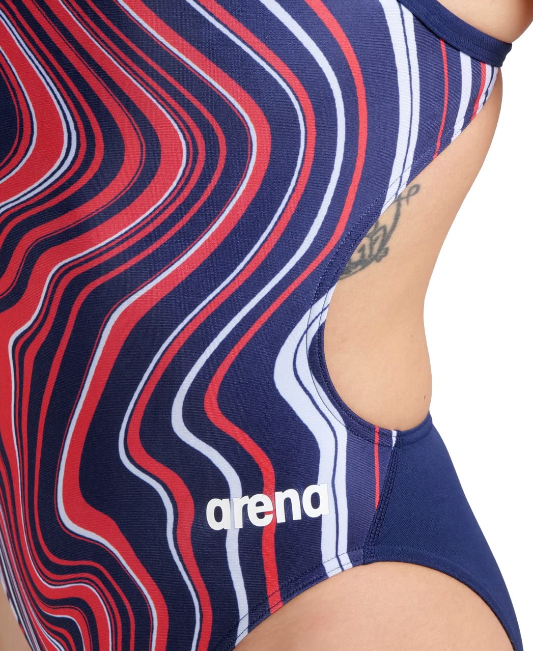 arena-women-s-swimsuit-challenge-back-marbled-costume-intero-donna-schiena-chall image 3