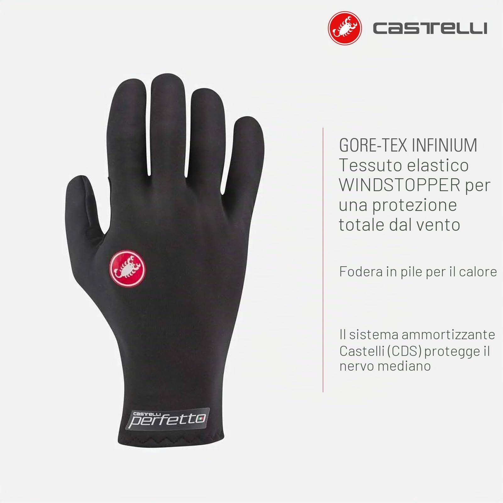 castelli-perfetto-ros-glove-guanti-ciclismo-unisex-con-gore-tex-infinium-windsto image 2