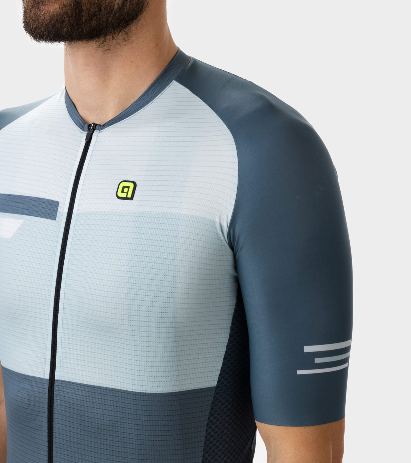 al-cycling-radar-maglia-manica-corta-uomo-jersey-body-mapping-traspirante image 4