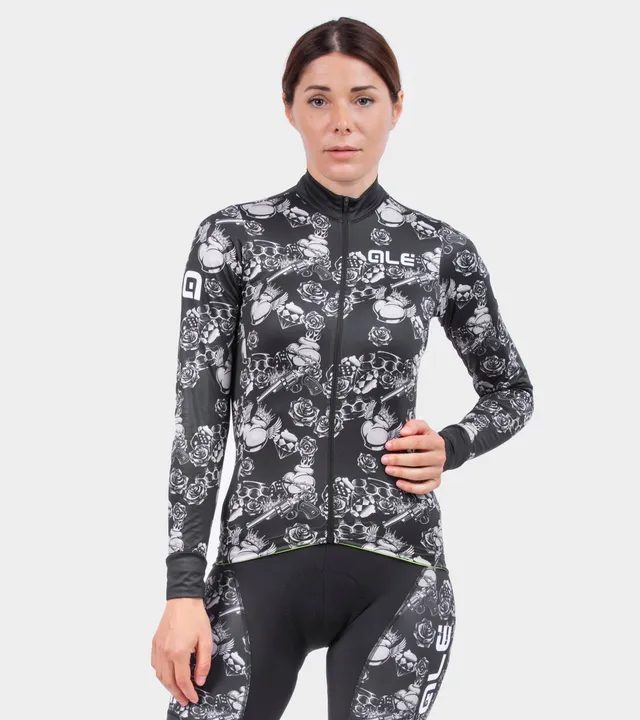 al-cycling-maglia-manica-lunga-donna-las-vegas-maglia-ciclismo-fit-ergonomico image 1