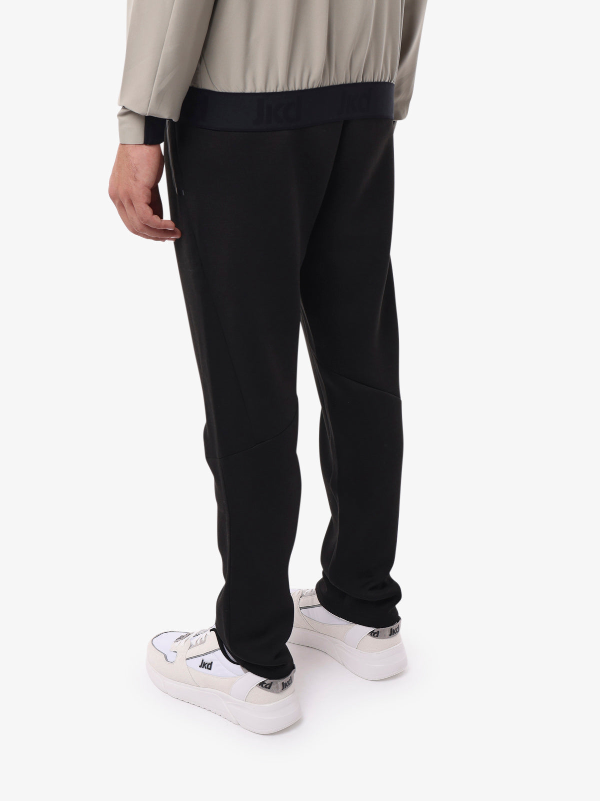 jaked-pantalone-felpa-sportswear-match-pantaloni-uomo-in-tessuto-effetto-neopren image 7