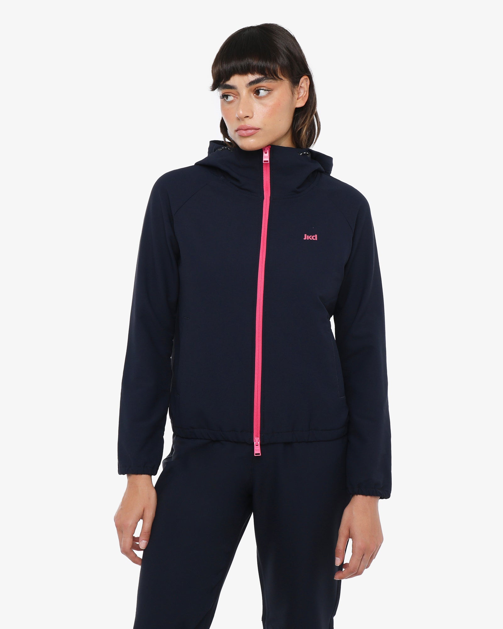 felpa-jaked-sailor-tech-con-cappuccio-e-zip-intera-donna-tessuto-tecnico-antipie image 7